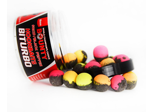 Бойли варені BOUNTY BITURBO насадочні SQUID / BLACK PEPPER 14mm