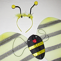 Дитячий карнавальний набір бджілки (крила, обруч) 32012
