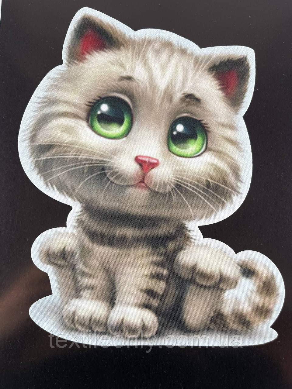 Нашивка Котик 180х220 мм