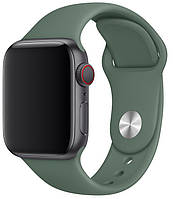 Силиконовый ремешок Apple Watch Sport Band 44/45/49mm, Pine Green (MWUV2)