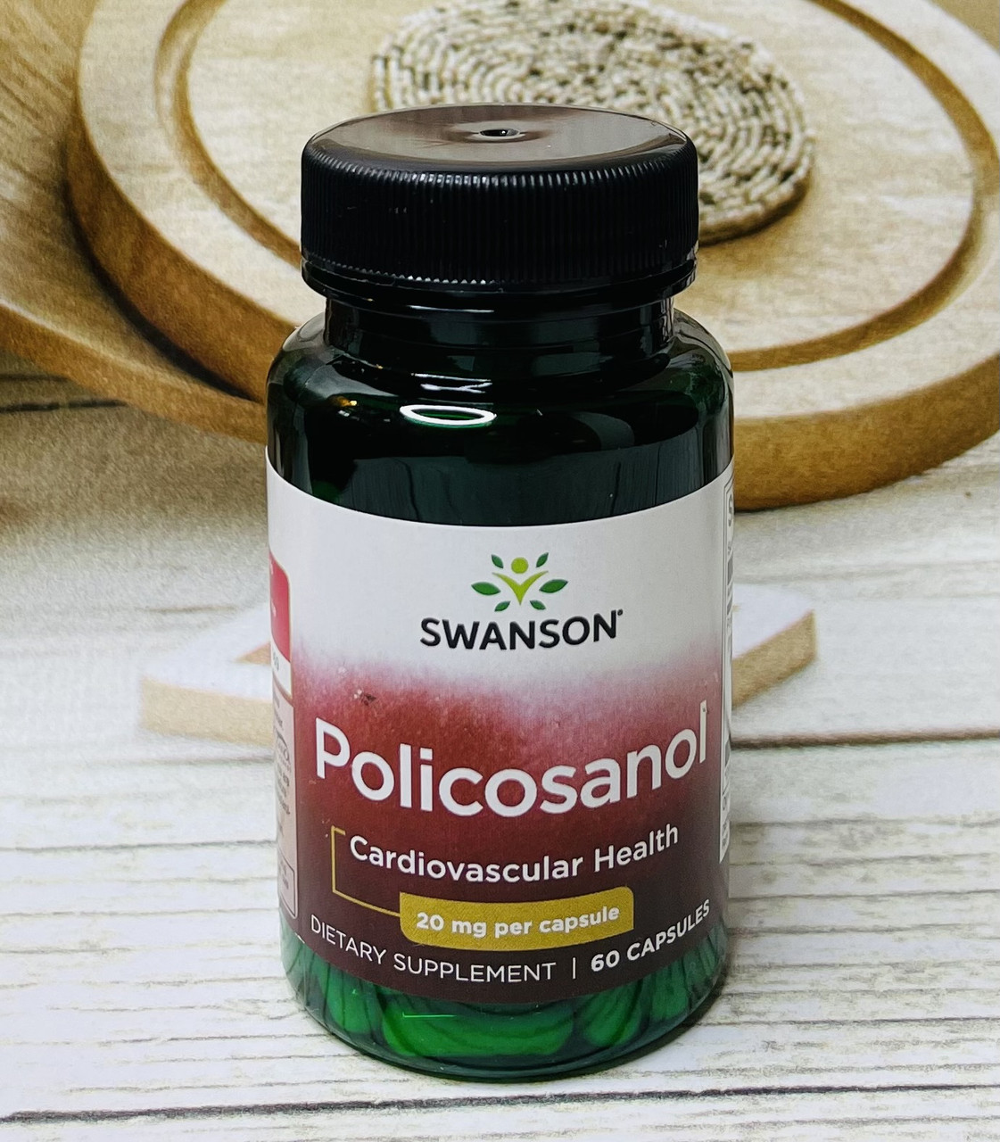Полікозанол проти холестерину та для серця Swanson Policosanol