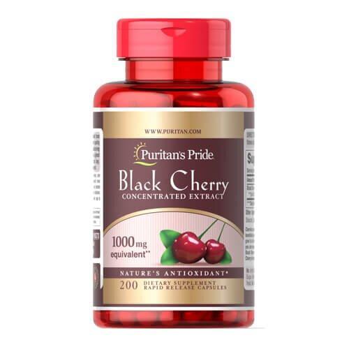 Puritan's Pride Black Cherry, Екстракт Черешні 1000 mg (200 капс.)