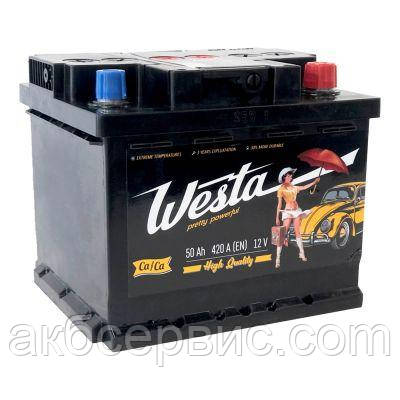 Акумулятор автомобільний Westa 6CT-50 АзЕ Pretty Powerful (WPP500), фото 1