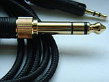 Кабель (шнур) в обплетенні для Audio-Technica ATH M50x M40x M60x M70x Sennheiser Urbanite L XL, фото 3