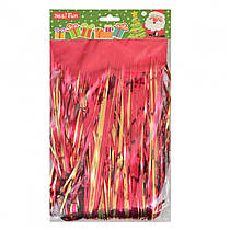 Мішура Yes! Fun Блискучий дощ для фотозони 50*270 см Червоно-золота 980313