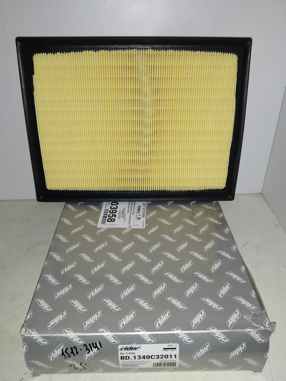 RIDER Фільтр повітряний TOYOTA LAND CRUISER PRADO 2010-, фото 1