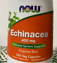 Ехінацея NOW Echinacea 400 mg 250 капс, фото 2