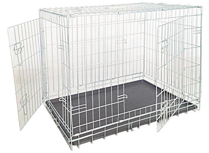 Клітка для собак Croci складна 2 двері Розмір: 64x48x54sм