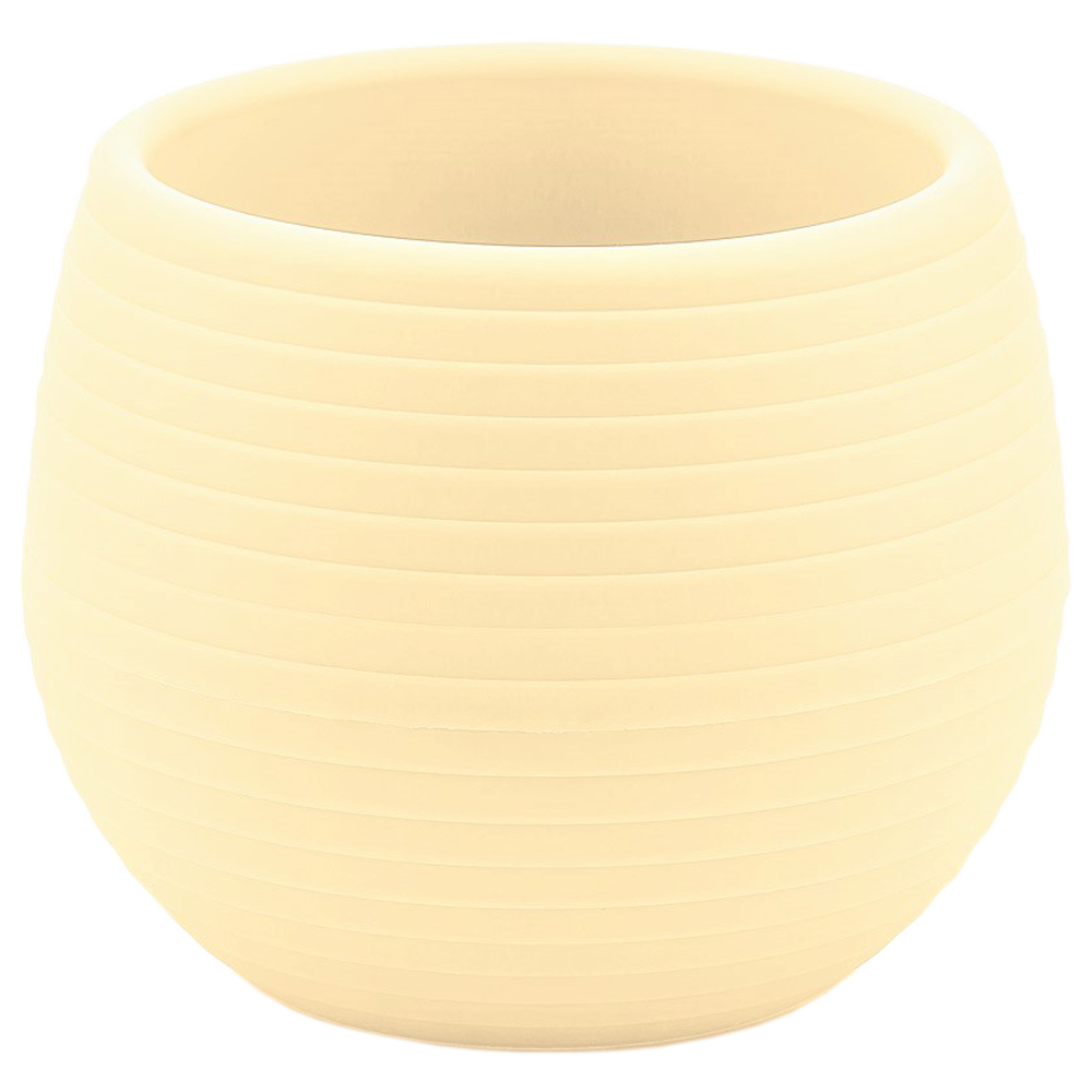 Горщик для квітів Colorful 0,55 л світло-жовтий, фото 1