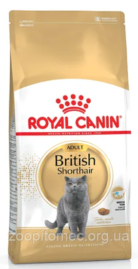 Royal Canin (Роял Канін) BRITISH SHORTHAIR ADULT корм для британських короткошерстих кішок, 2 кг