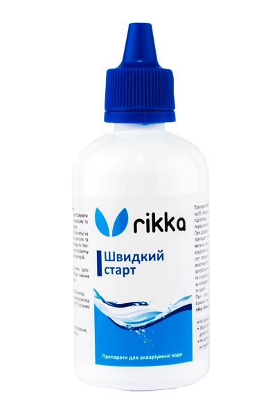 Химия для подготовки воды в аквариуме Rikka Швидкий старт 100 мл - фото 1 - id-p1493022601