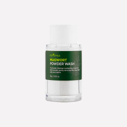 Ензимна пудра з екстрактом полині ISNTREE Mugwort Powder Wash, 15 г, фото 2