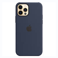 Чохол Silicone Case Premium для iPhone 12 / 12 Pro Deep Navy 4