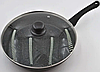 Сковорода з кришкою German Family GF-050-MB-28 см алюміній з мармуровим покриттям, фото 2