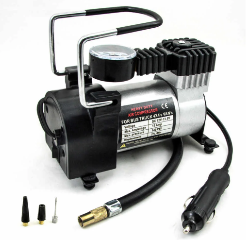 Автомобільний компресор air pump 12В 965 кПа міні насос для накачування коліс