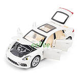 Машинка Porsche Panamera іграшка колекційна моделька металева 19 см Білий (59233), фото 3