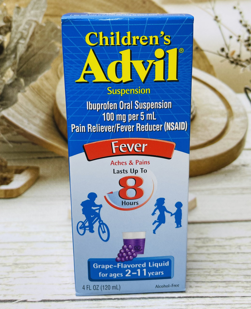 Дитяче жарознижувальне та знеболювальне Children's Advil Ibuprofen