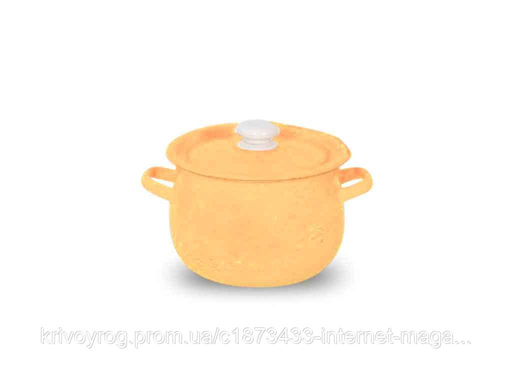 Каструля ем. 2,4л /4 грушоподібна Гірчична (I17111/4) ТМ IDILIA, фото 1