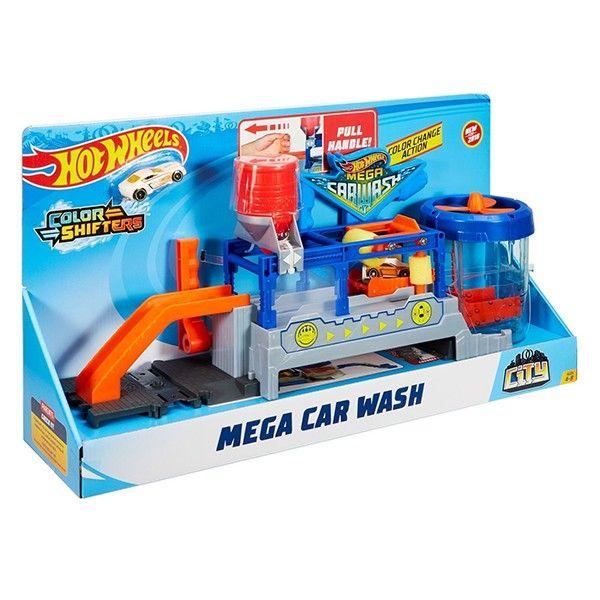 Hot Wheels color shifters Велика автомийка Хот Вілс трек із серії Зміни колір (FTB66)