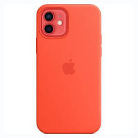 Чохол Silicone Case Premium для iPhone 12 / 12 Pro Electric Orange 15