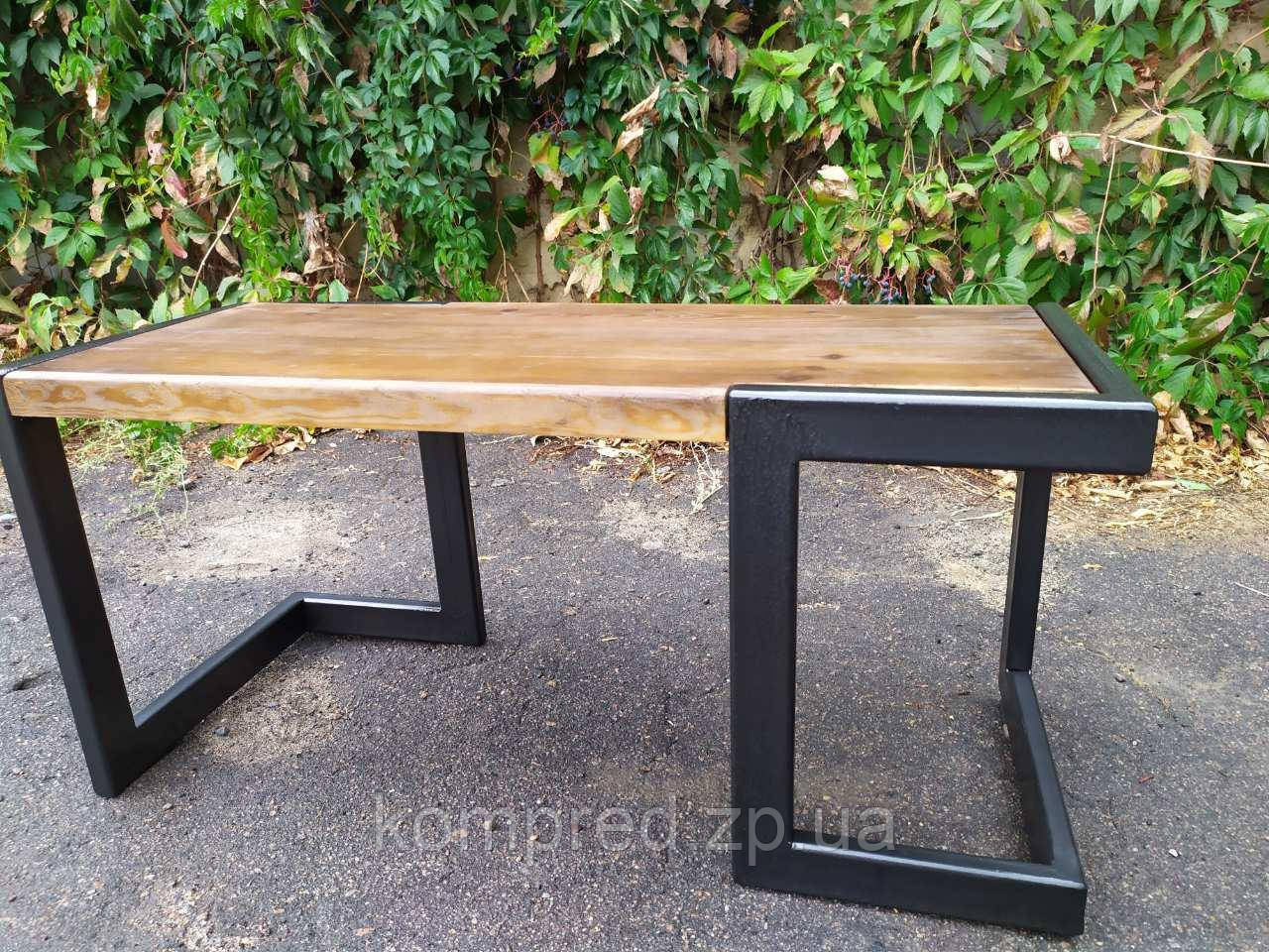 Столик журнальний, кавовий в стилі Loft 700х500х450 Жокей