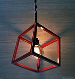 Світильник з металу в стилі Лофт Куб, фото 2