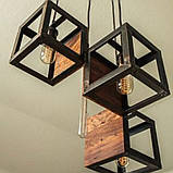 Світильник з металу в стилі Лофт Куб Пачіно, фото 2