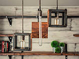 Світильник з металу в стилі Лофт Куб Пачіно, фото 4