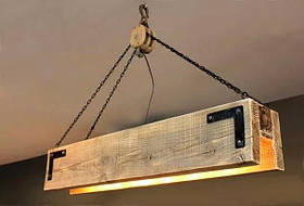 Світильник в стилі Лофт Лебідка