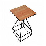 Барний табурет в стилі ЛОФТ Пісочний годинник БС214, фото 4