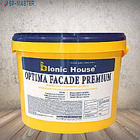 Фарба для фасадів матова Optima Fasade Premium Bionic House (Біонік Хаус) 4.2 кг (3л)