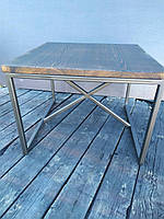 Журнальный столик в стиле Лофт 600х600х450 ЖС40