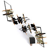 Вішалка рейл Шоурум 6 в стилі Лофт 1800х1500х1200 ВШ47, фото 8