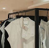 Вішалка рейл Шоурум 6 в стилі Лофт 1800х1500х1200 ВШ47, фото 10