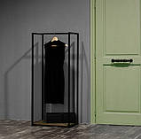 Вішалка рейл Шоурум 7 в стилі Лофт 1400х600х400 ВШ48, фото 3