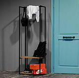 Вішалка рейл Шоурум 8 в стилі Лофт 1800х600х400 ВШ49, фото 5