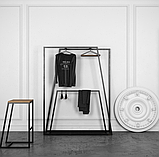 Вішалка рейл Шоурум 14 в стилі Лофт 900х1200х300 Грейс, фото 2