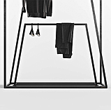 Вішалка рейл Шоурум 14 в стилі Лофт 900х1200х300 Грейс, фото 5