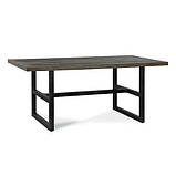 Стіл обідній в стилі Лофт 1500х600х750 СТО85, фото 2