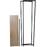 Вішалка для одягу розбірна в стилі Лофт 1800х1200х450 ВШ74, фото 3