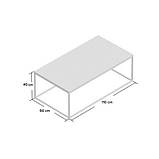 Журнальний, кавовий столик в стилі Лофт 1100х600х400 ЖС460, фото 3