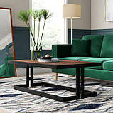 Журнальний, кавовий столик в стилі Лофт 1300х800х450 ЖС145, фото 2