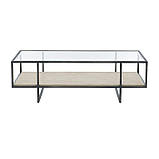 Журнальний, кавовий столик в стилі Лофт 1400х700х450 ЖС156, фото 2