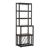 Стелаж винний в стилі Лофт 1800х600х400 OL809, фото 2