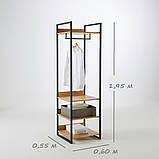 Вішалка стійка для одягу в стилі Лофт 1950х600х550 OL797, фото 3