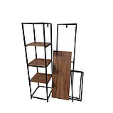 Вішалка стійка для одягу в стилі Лофт 1800х1200х400мм ВШ124, фото 4