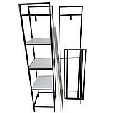 Вішалка стійка для одягу в стилі Лофт 2100х1200х600мм ВШ107, фото 4