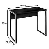 Стіл письмовий з металу в стилі Лофт 900х450х750 СП140, фото 2