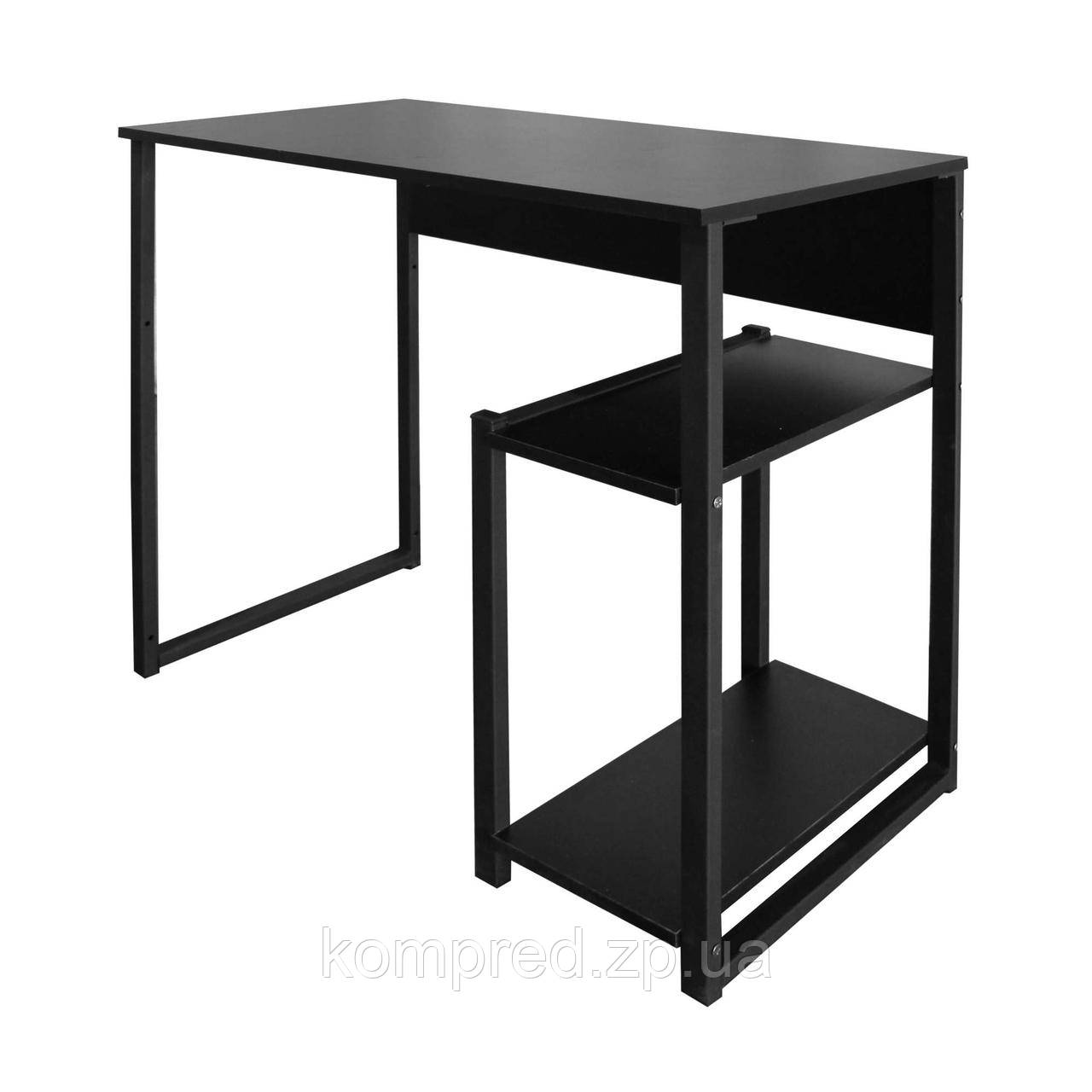 Стіл письмовий з металу з полками в стилі Лофт 1200х500х770 СП141, фото 1