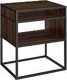 Тумба прикроватная металлическая в стиле Лофт 600х500х400 Т140, фото 4
